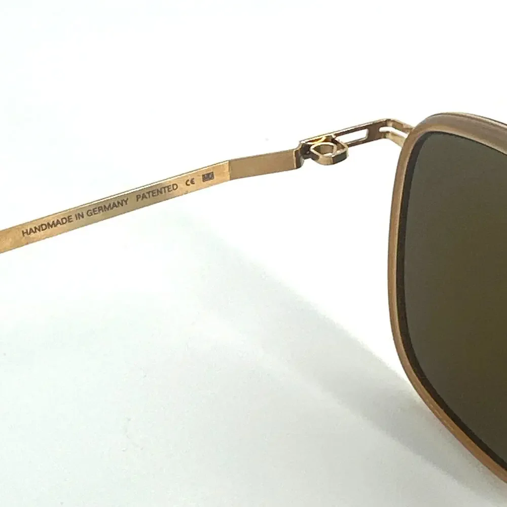 Mykita Men's Gold Brown Jeppe 6U79 Eyewear Sunglasses